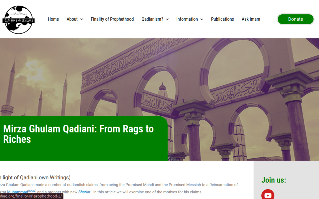 Mirza Ghulam Qadiani: