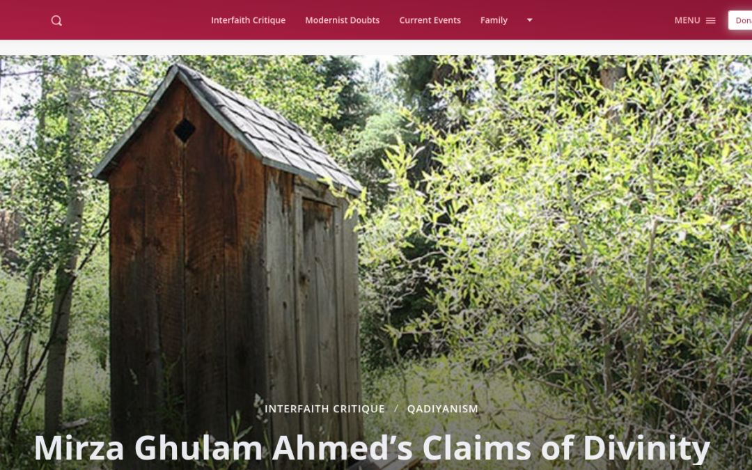 Mirza Ghulam Ahmed’s Claims of Divinity