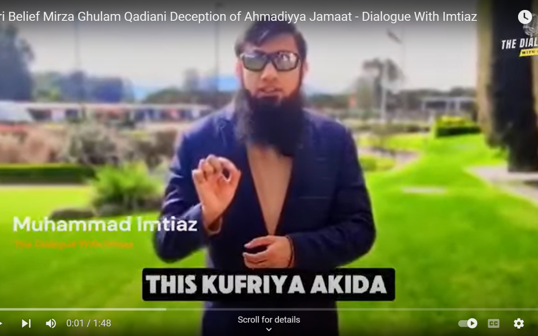 Kufri Belief Mirza Ghulam Qadiani Deception of Ahmadiyya Jamaat