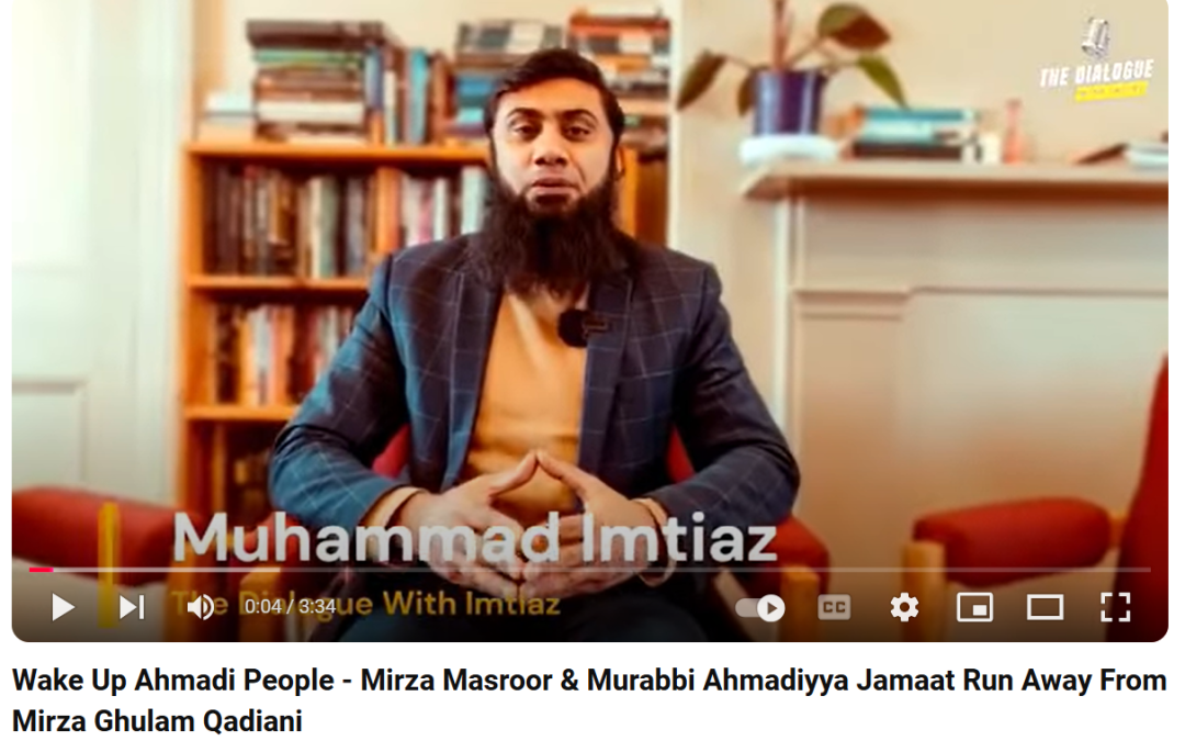 Wake Up Ahmadi People – Mirza Masroor & Murabbi Ahmadiyya Jamaat Run Away From Mirza Ghulam Qadiani